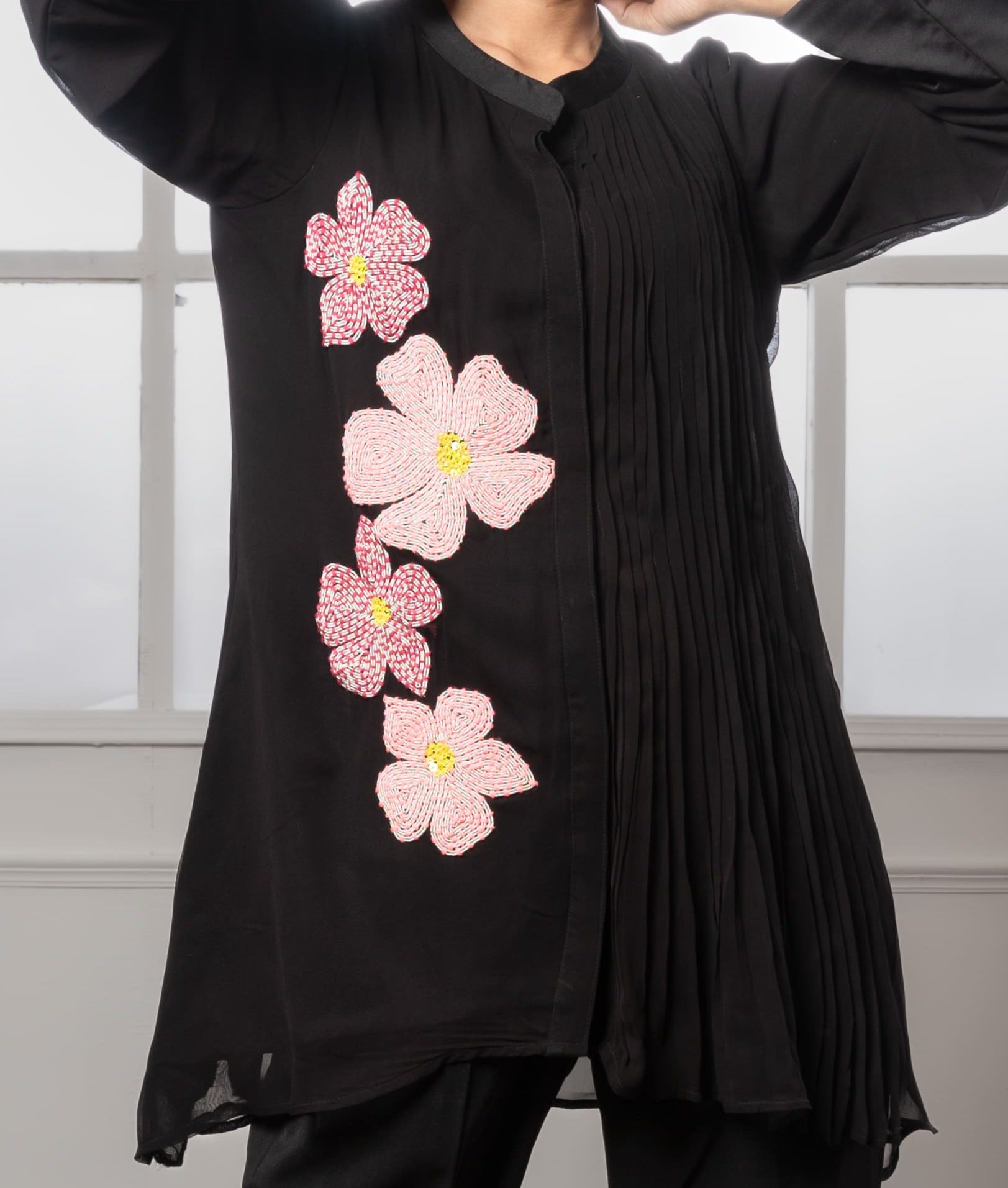 Black Co-Ord Set | Printed Co-Ord Set | Rivoshia
