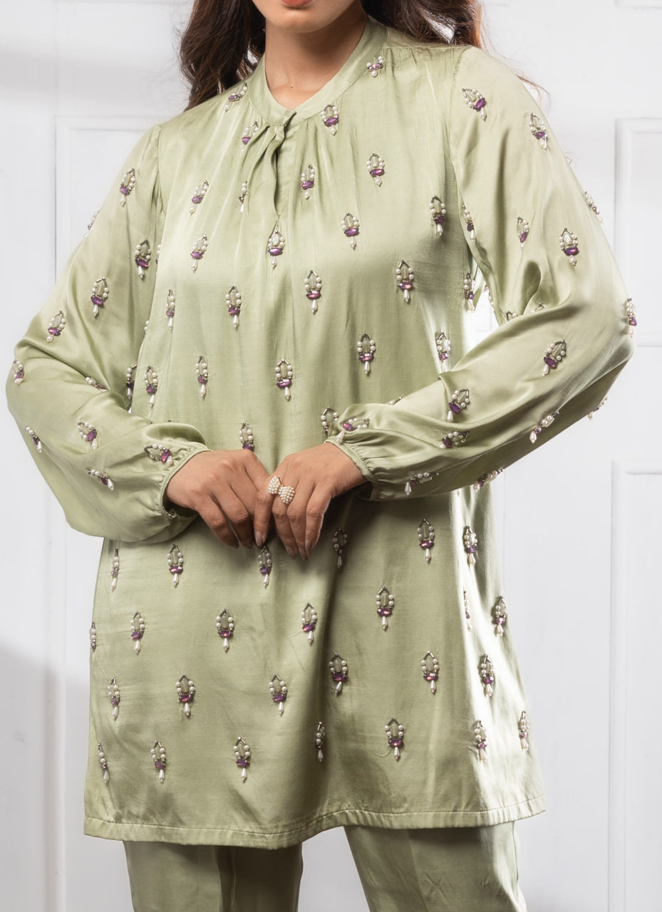 Olive Green Set | Green Coord Set | Rivoshia