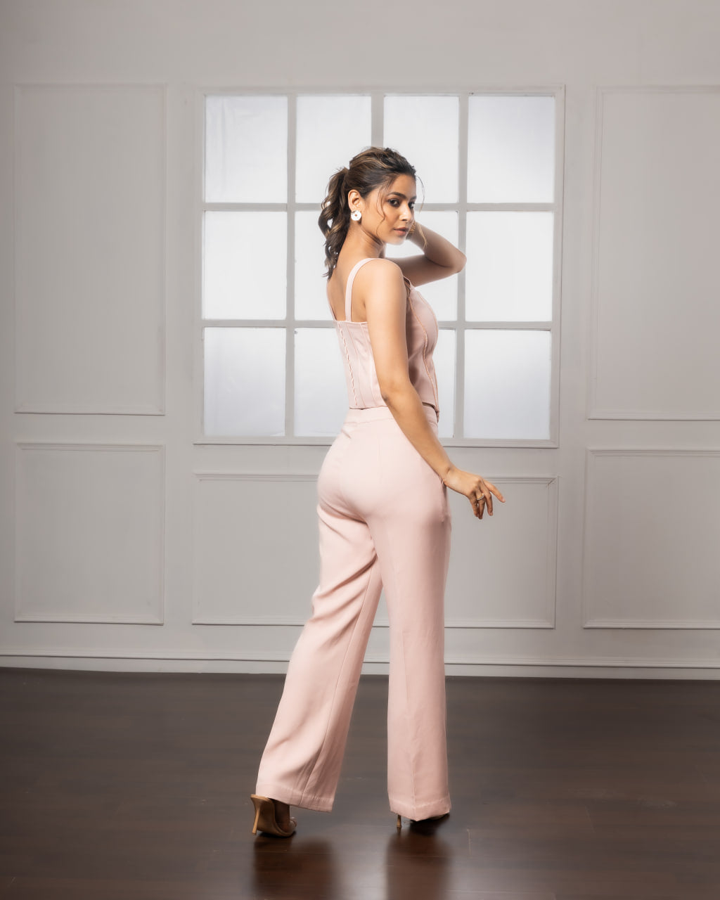 Peach Co-Ord Set | Cotton Co-Ord Set | Rivoshia