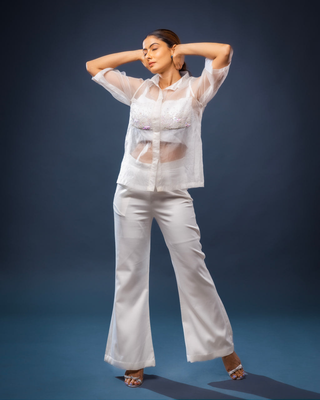 Women's Shirt Set | White Shirt Set | Rivoshia