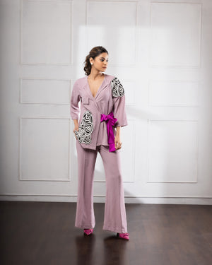 Ribbon Co-Ord Set | Nude Co-Ord Set | Rivoshia