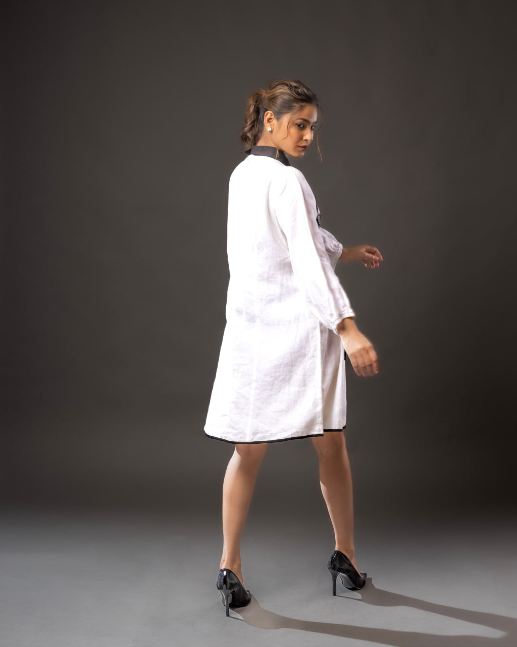 White Wave Dress | Women's Wave Dress | Rivoshia