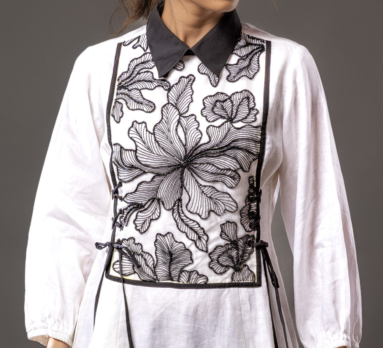 White Wave Dress | Women's Wave Dress | Rivoshia