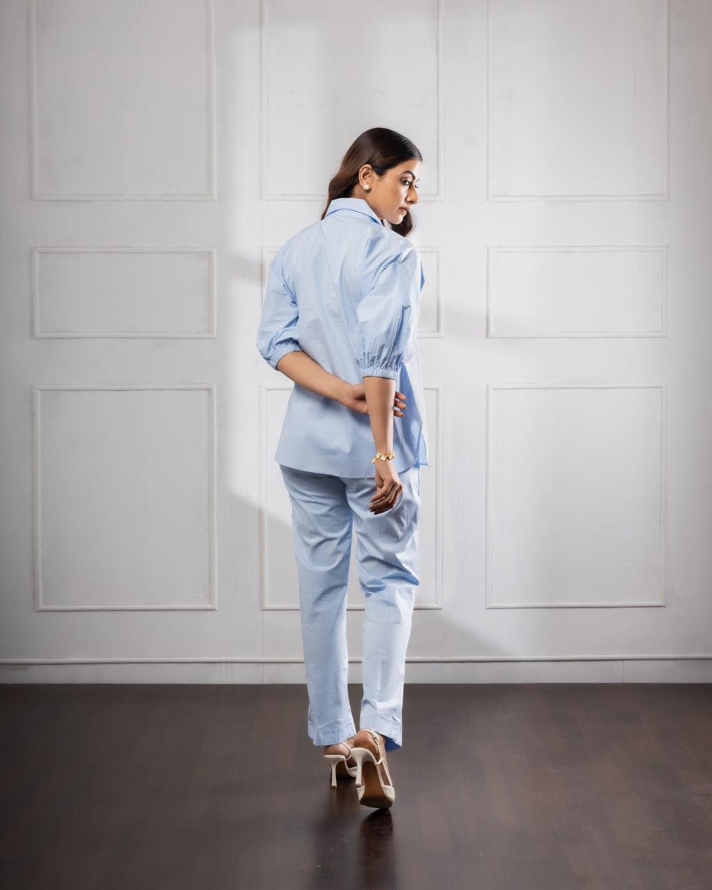 Sky Blue Co-Ord Sets | Women's Co-Ord Sets | Rivoshia