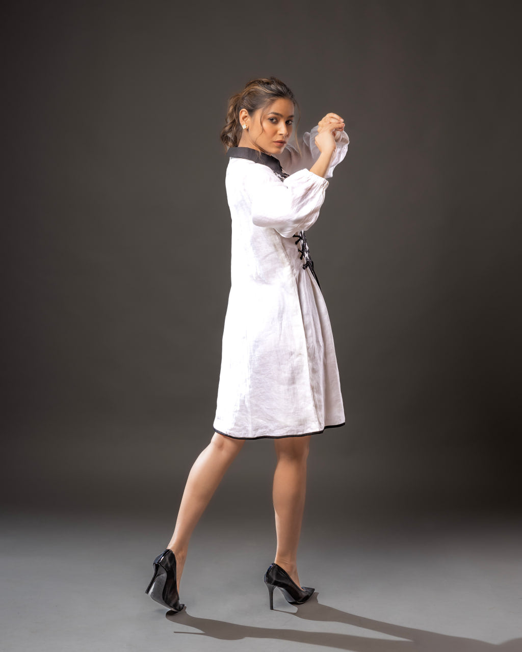 White Wave Dress | Women's Wave Dress | Rivoshia