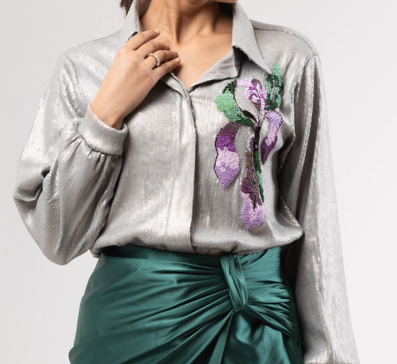 Green Skirt and Top | Women's Green Skirt | Rivoshia